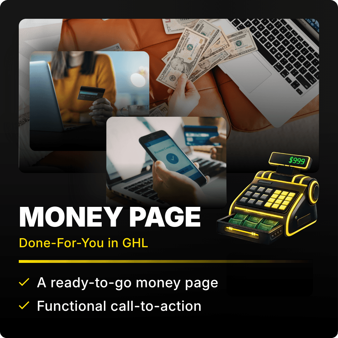 Done-For-You Money Page