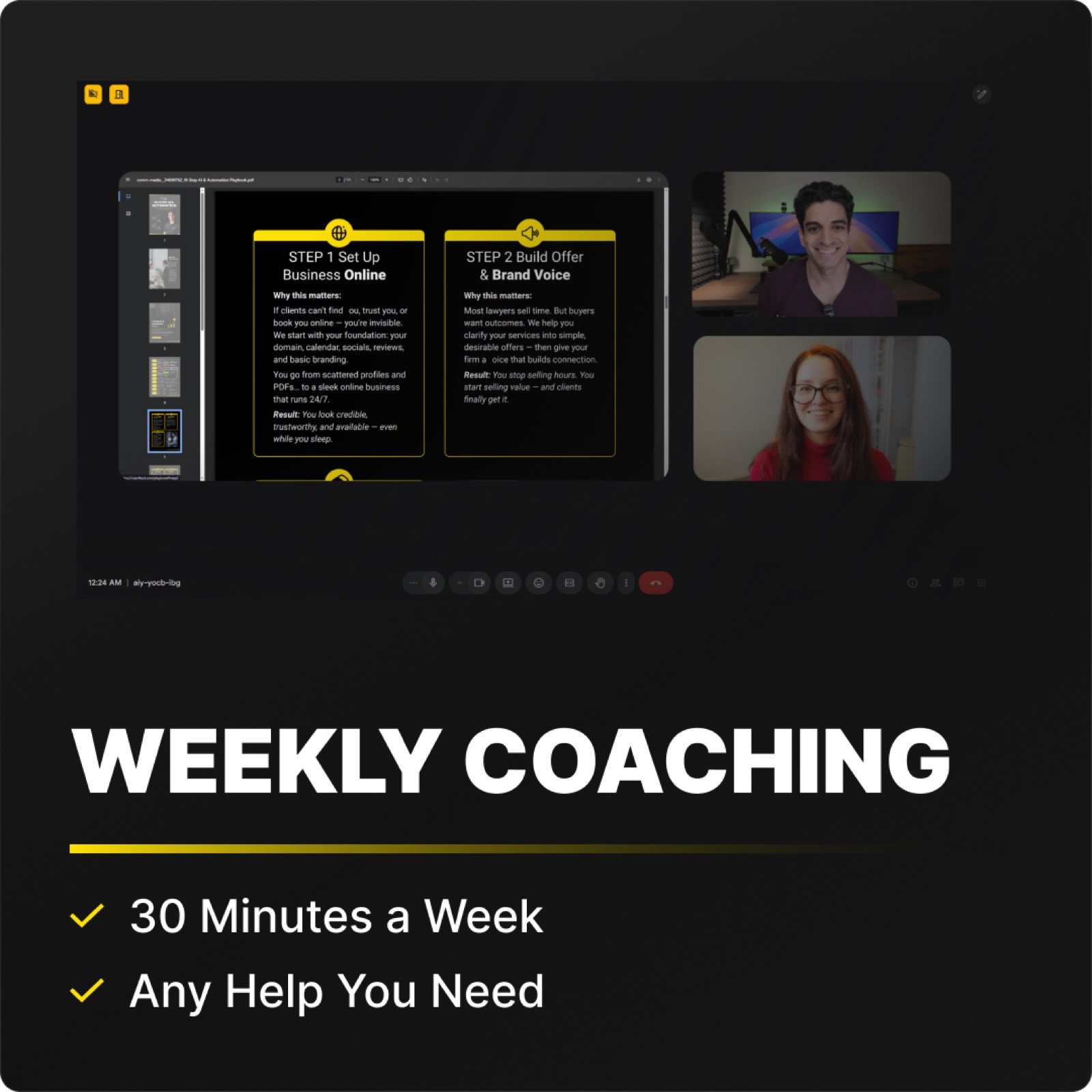 Weekly Coaching