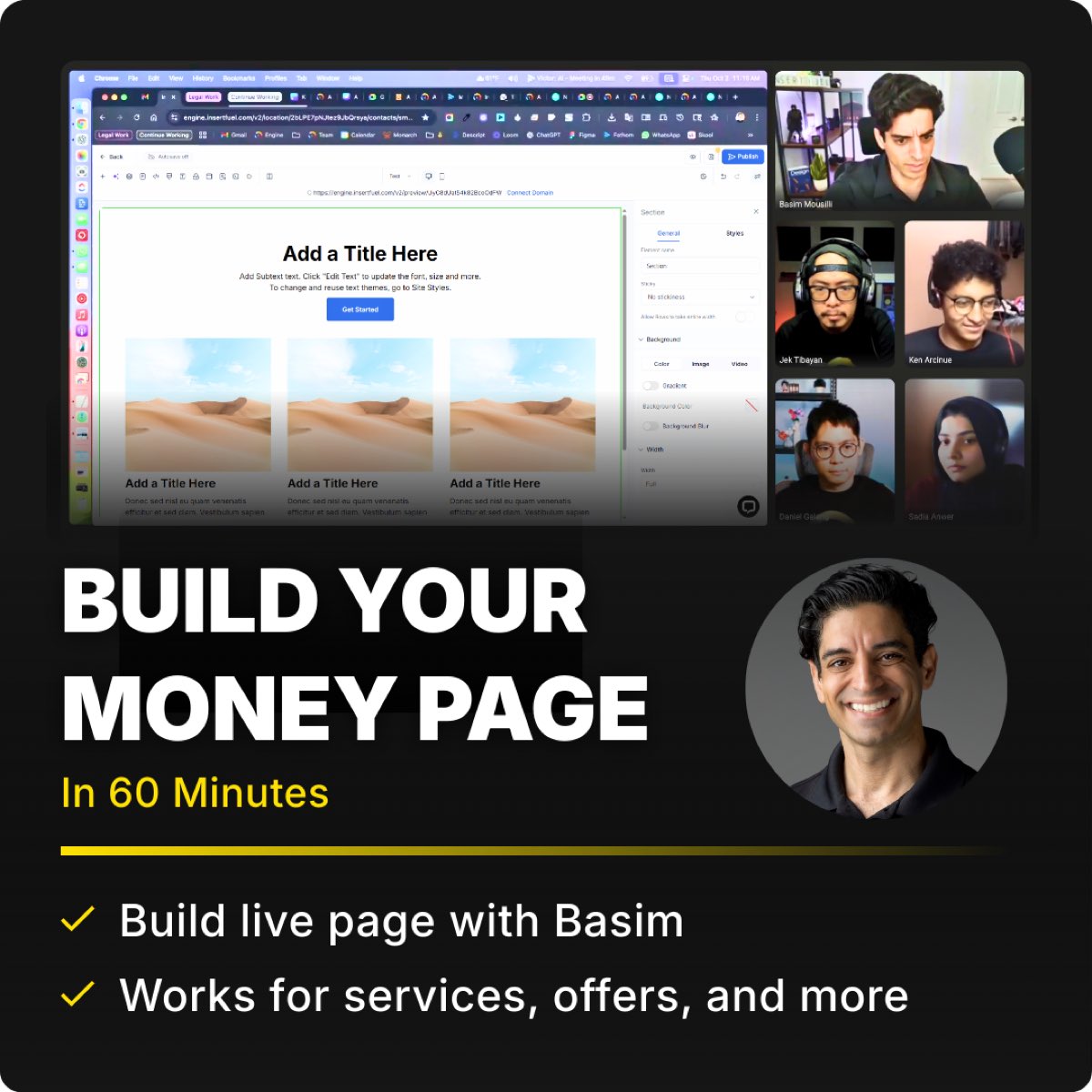 Build Your Money Page (60 min)