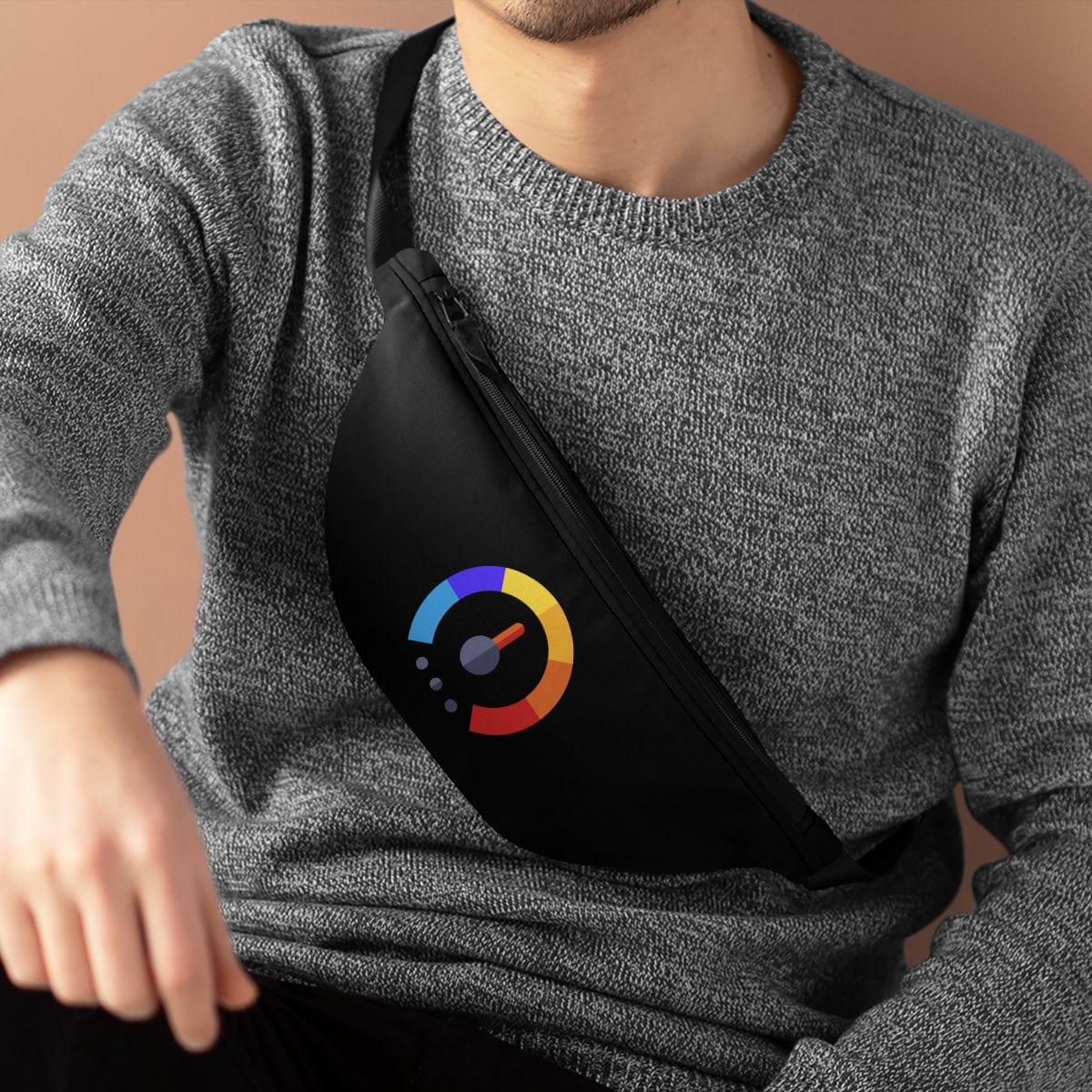 Colorful Graphic Fanny Pack