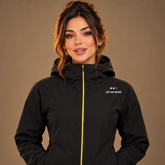 Let Go Boss shell jacket, on Fuela