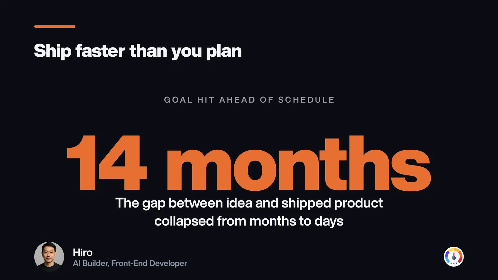 Shipped final prototype, closed 2027 goal early