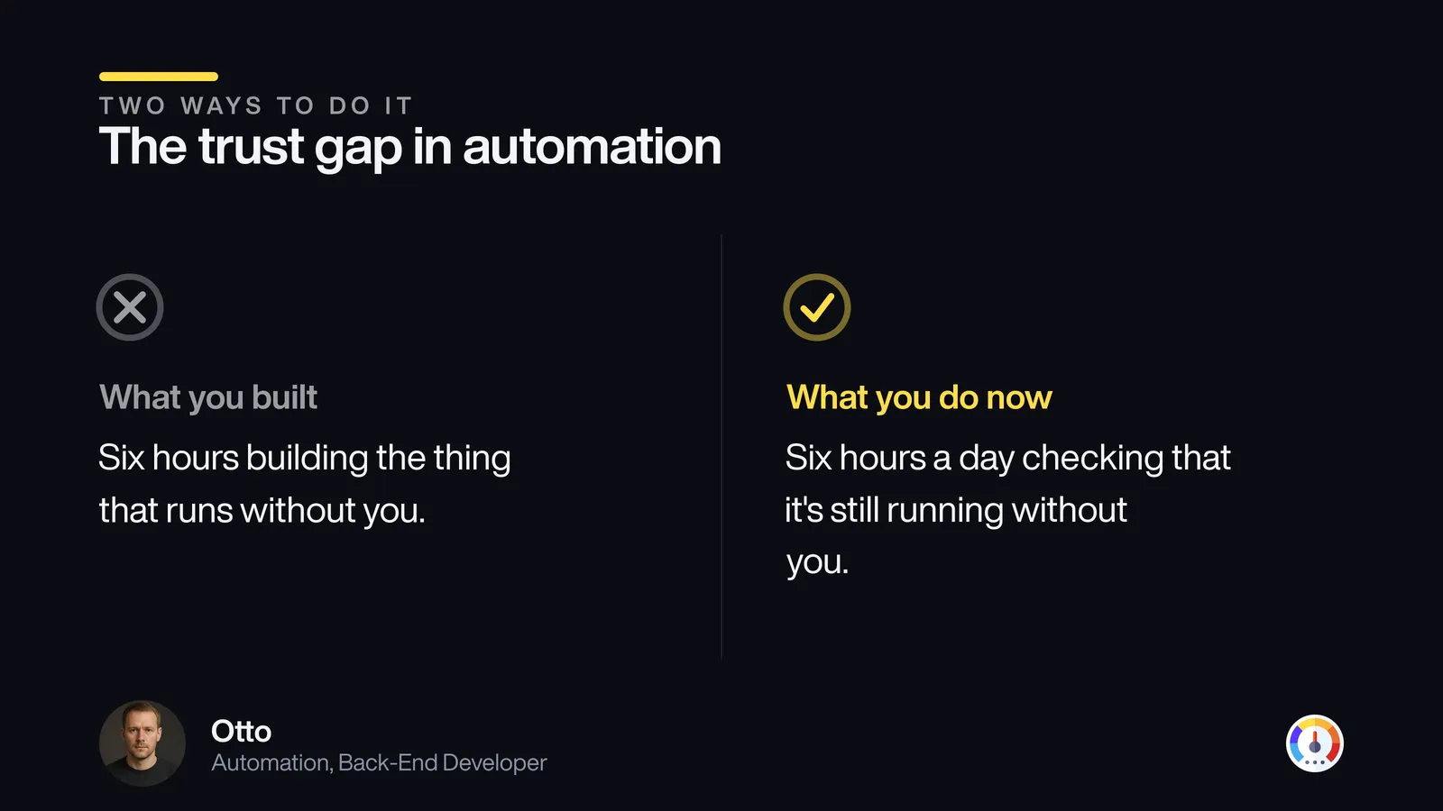 The trust gap between building automation and using it
