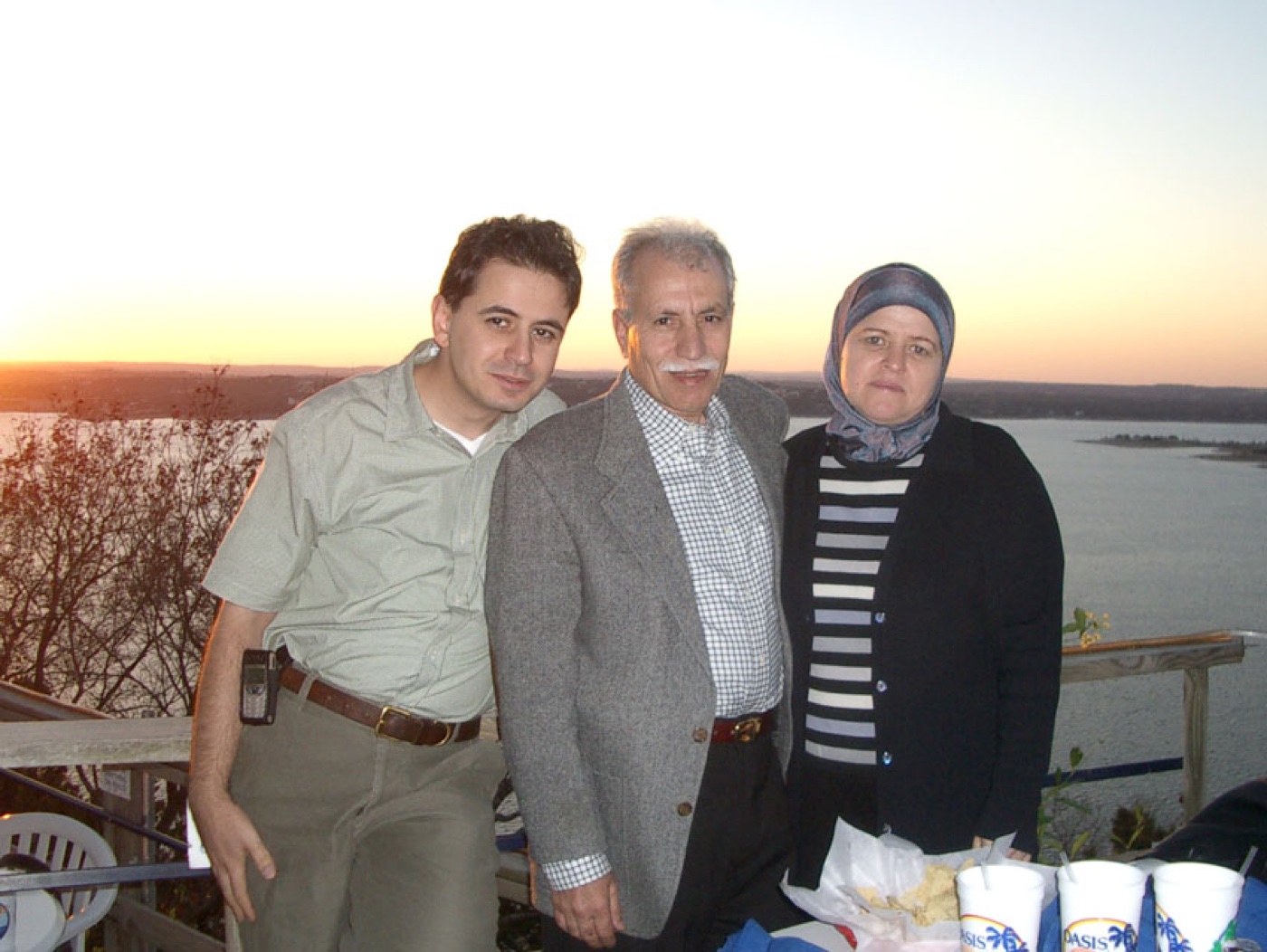 Fayez Mousilli: With Nada and Feras at the Oasis